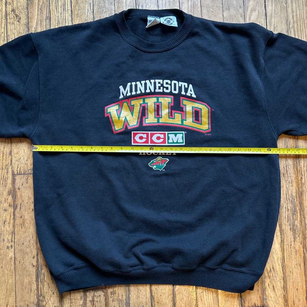 Ccm × NHL × Vintage Vintage 90s Minnesota Wild CC… - image 6