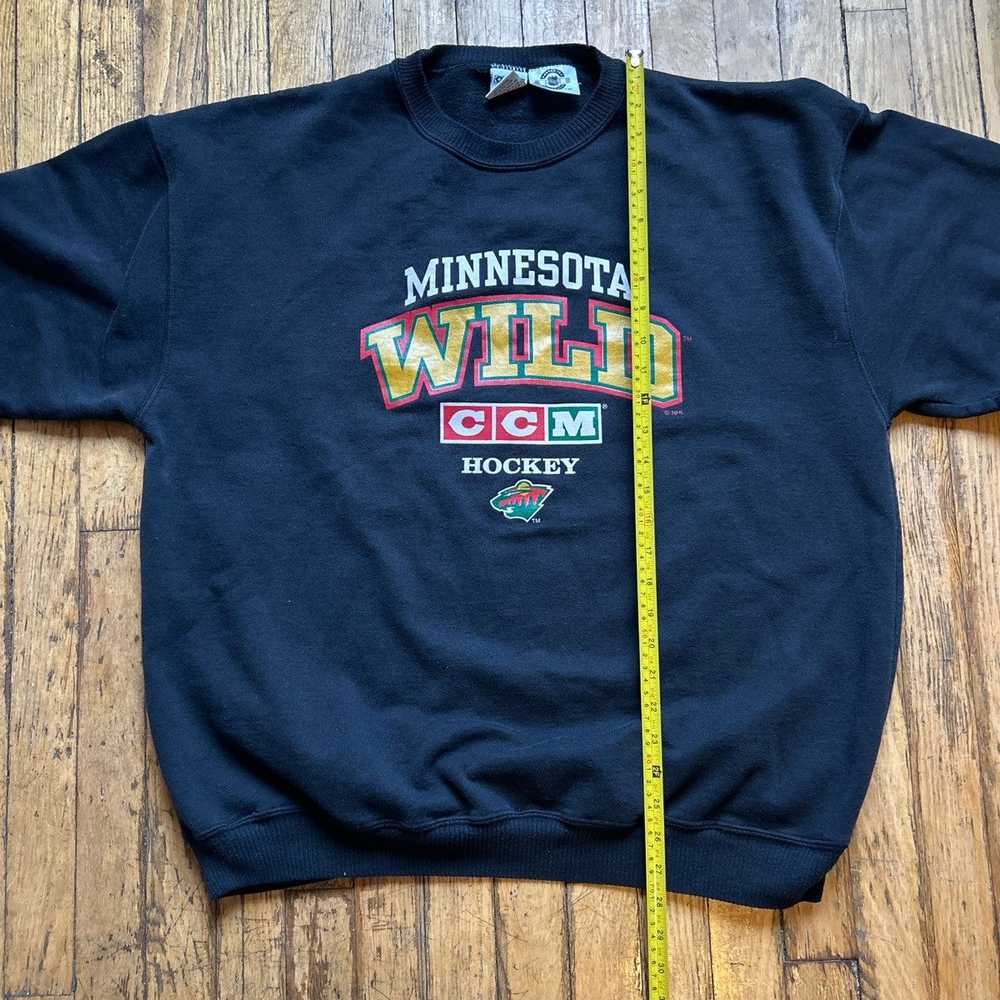 Ccm × NHL × Vintage Vintage 90s Minnesota Wild CC… - image 7