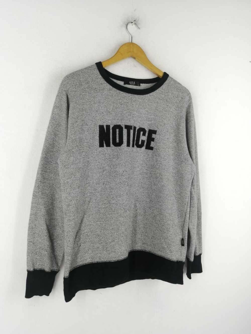 Japanese Brand × Streetwear Azul Notice Sweatshirt - image 2