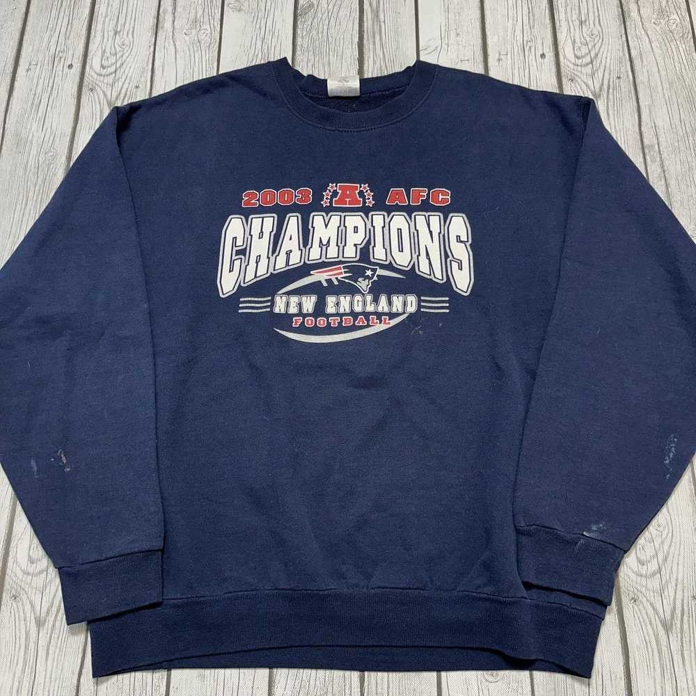 Jerzees × NFL × Vintage Vintage New England Patri… - image 3