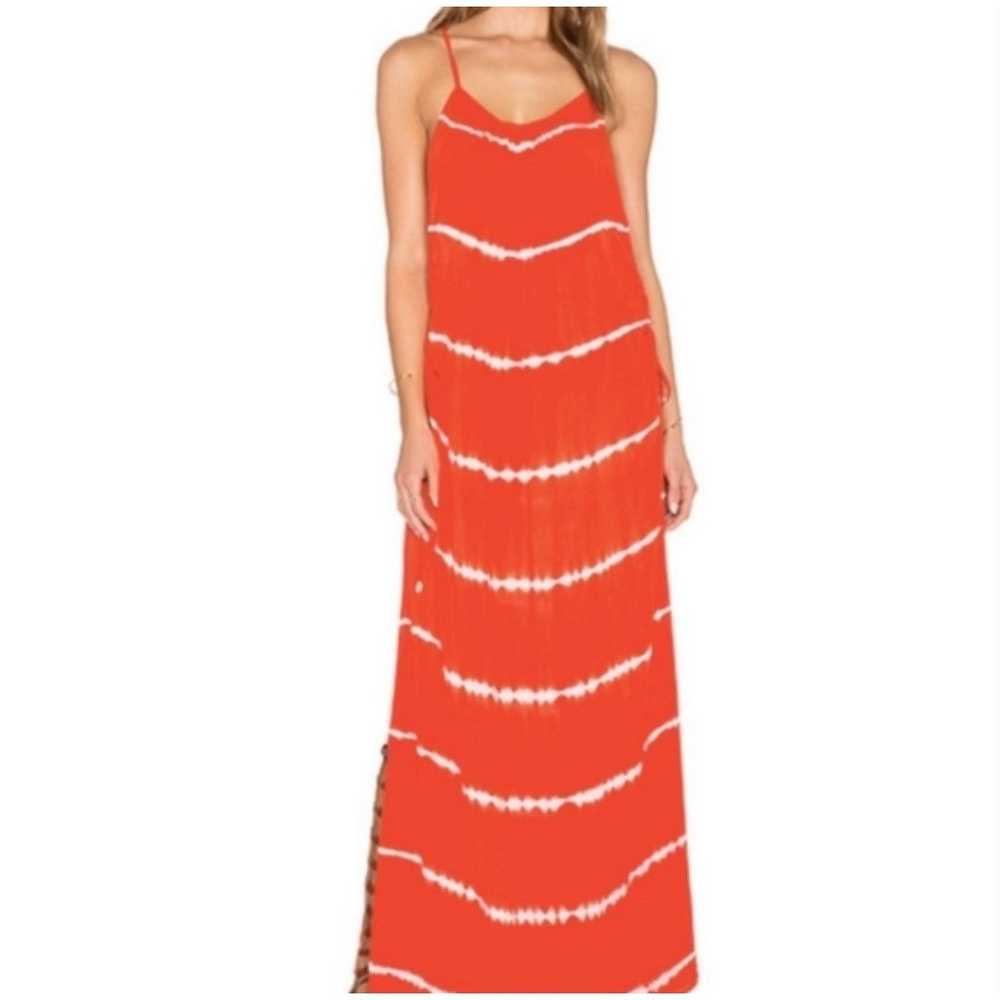 REVOLVE Indah Red Maxi Summer Slip Dress - image 1