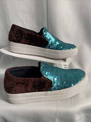 Roper ROPER Women's Darcy Sequin & Velvet Slip On 