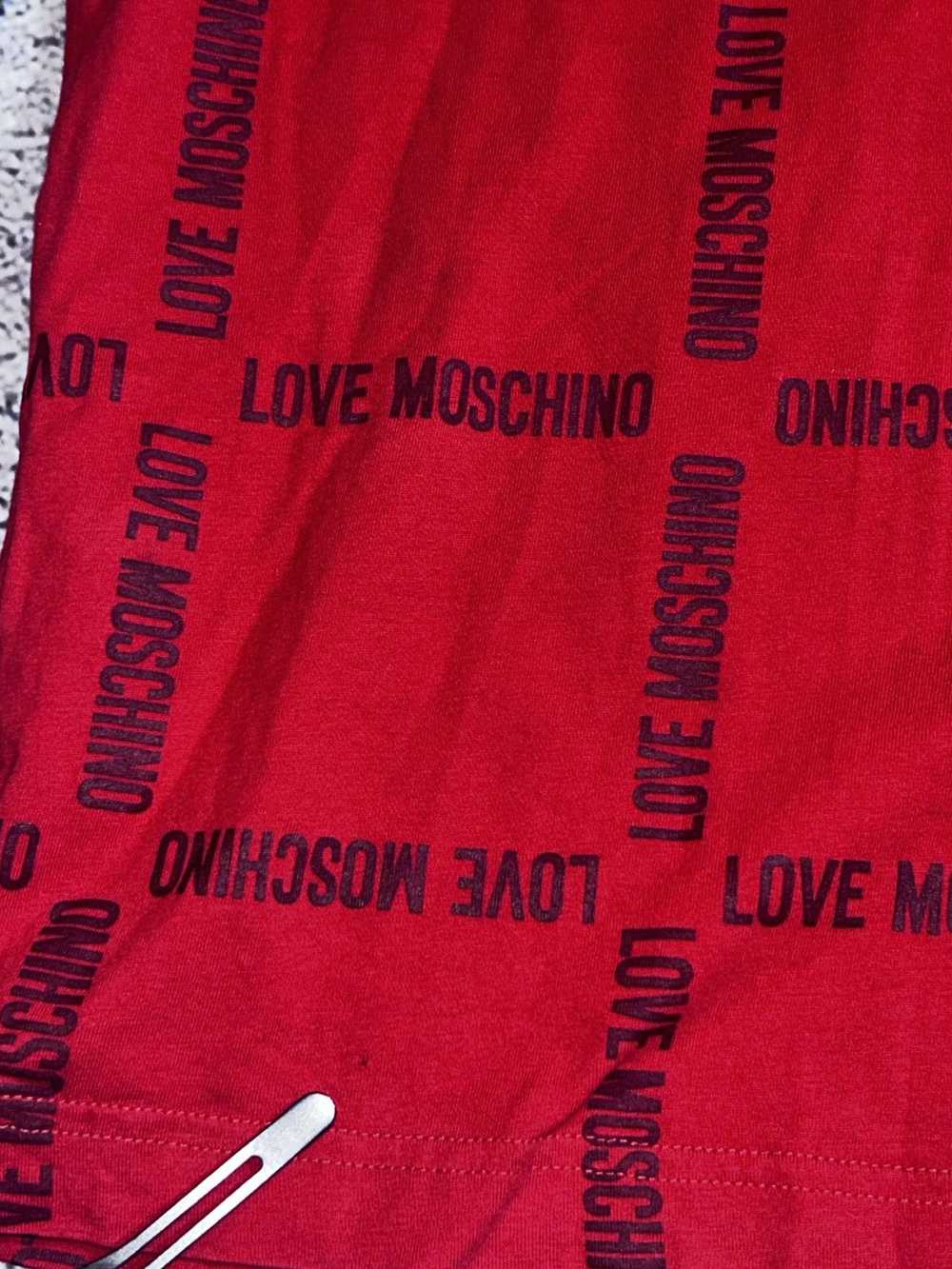 Moschino × Streetwear Love Moschino Grid Monogram… - image 10