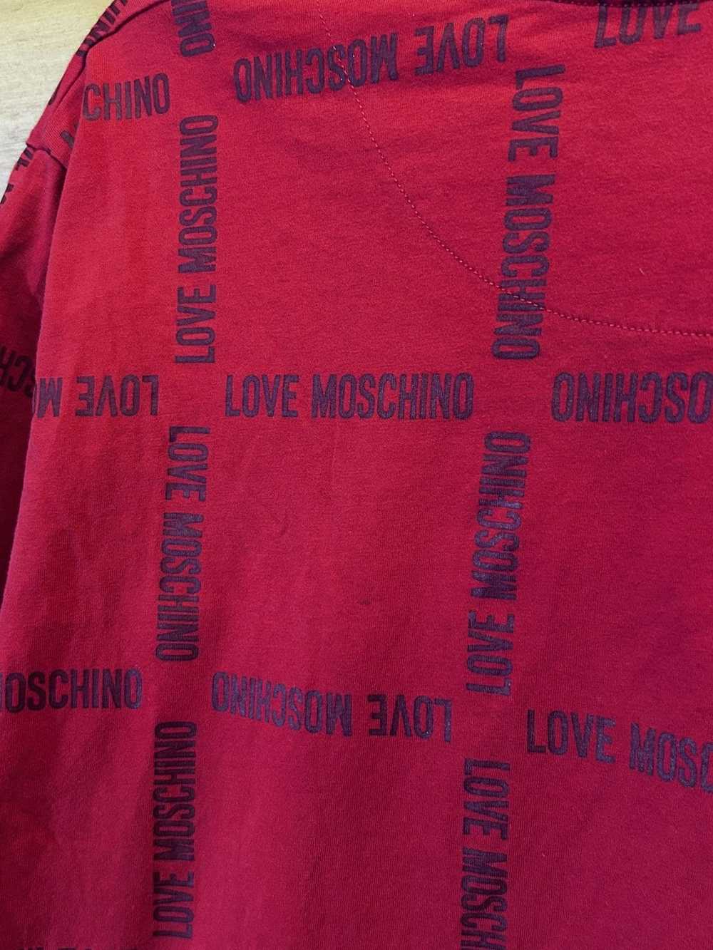 Moschino × Streetwear Love Moschino Grid Monogram… - image 11