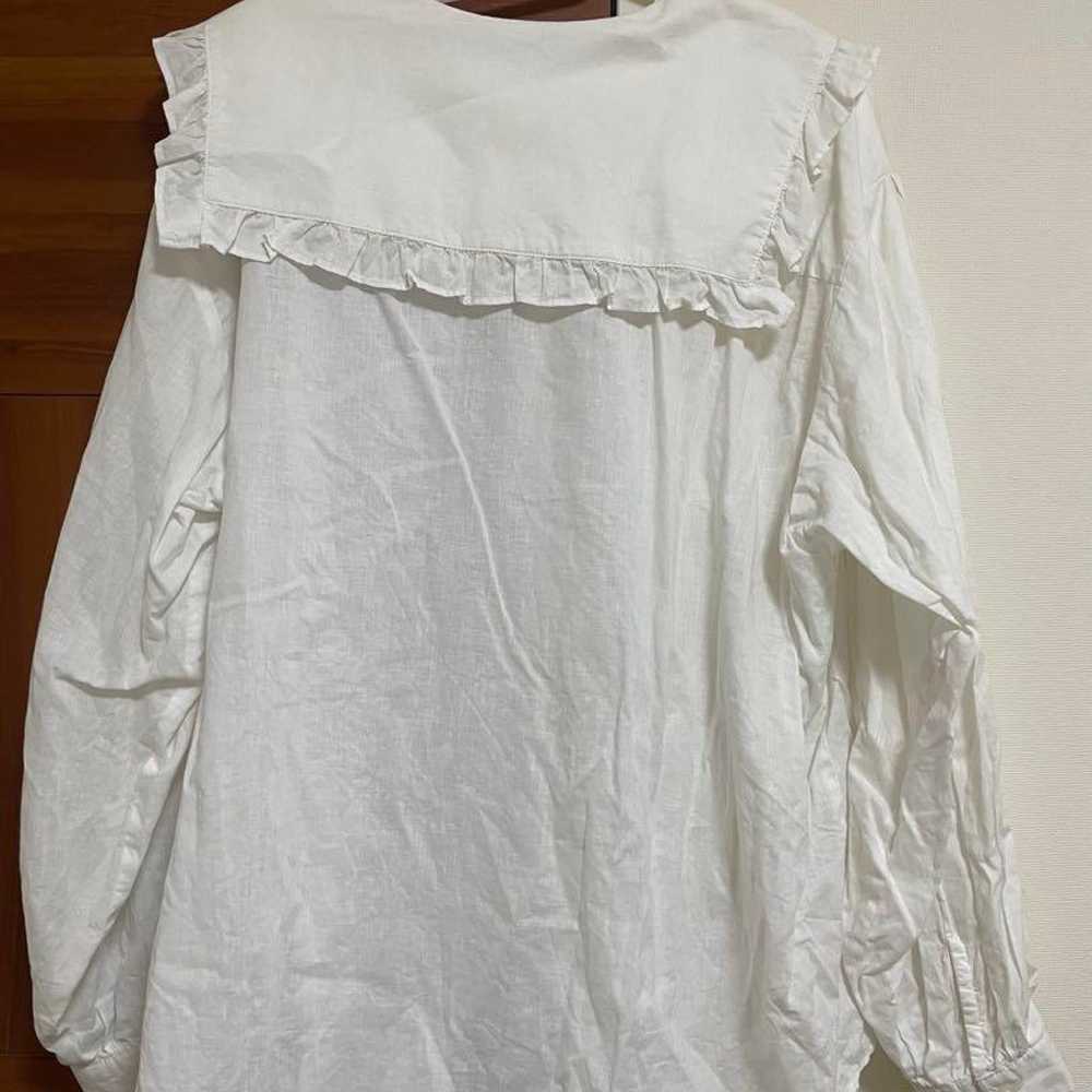 LOWRYS FARM Big Collar Frill Blouse - image 8