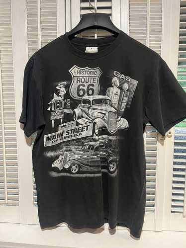 Streetwear × Vintage 90s Route 66 All Over Print /