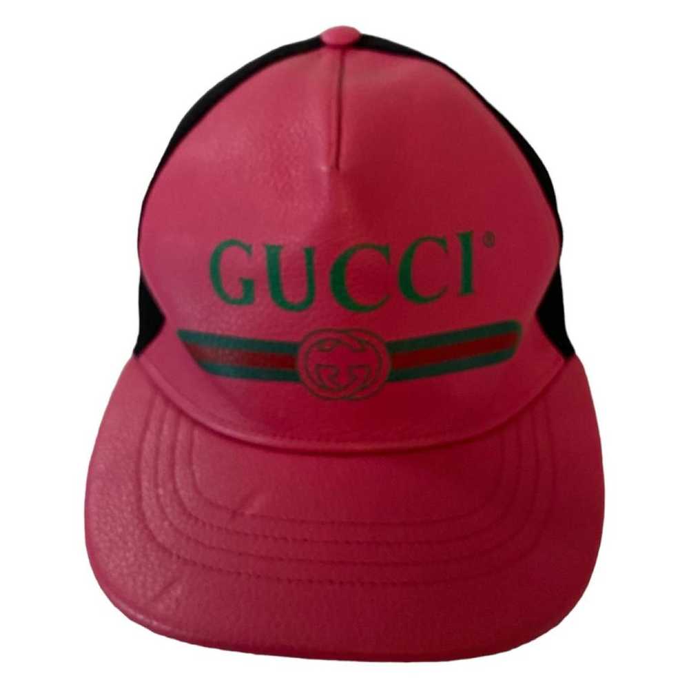 Gucci Leather cap - image 2