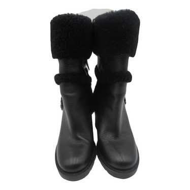 Coach Leather biker boots - image 1