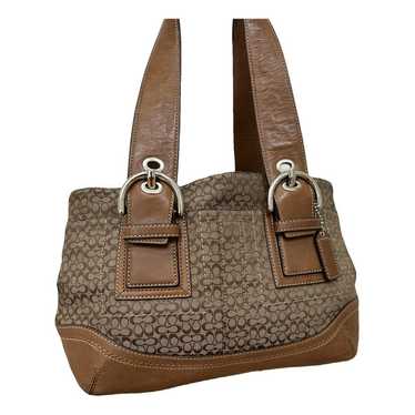 Coach Signature Sufflette cloth handbag