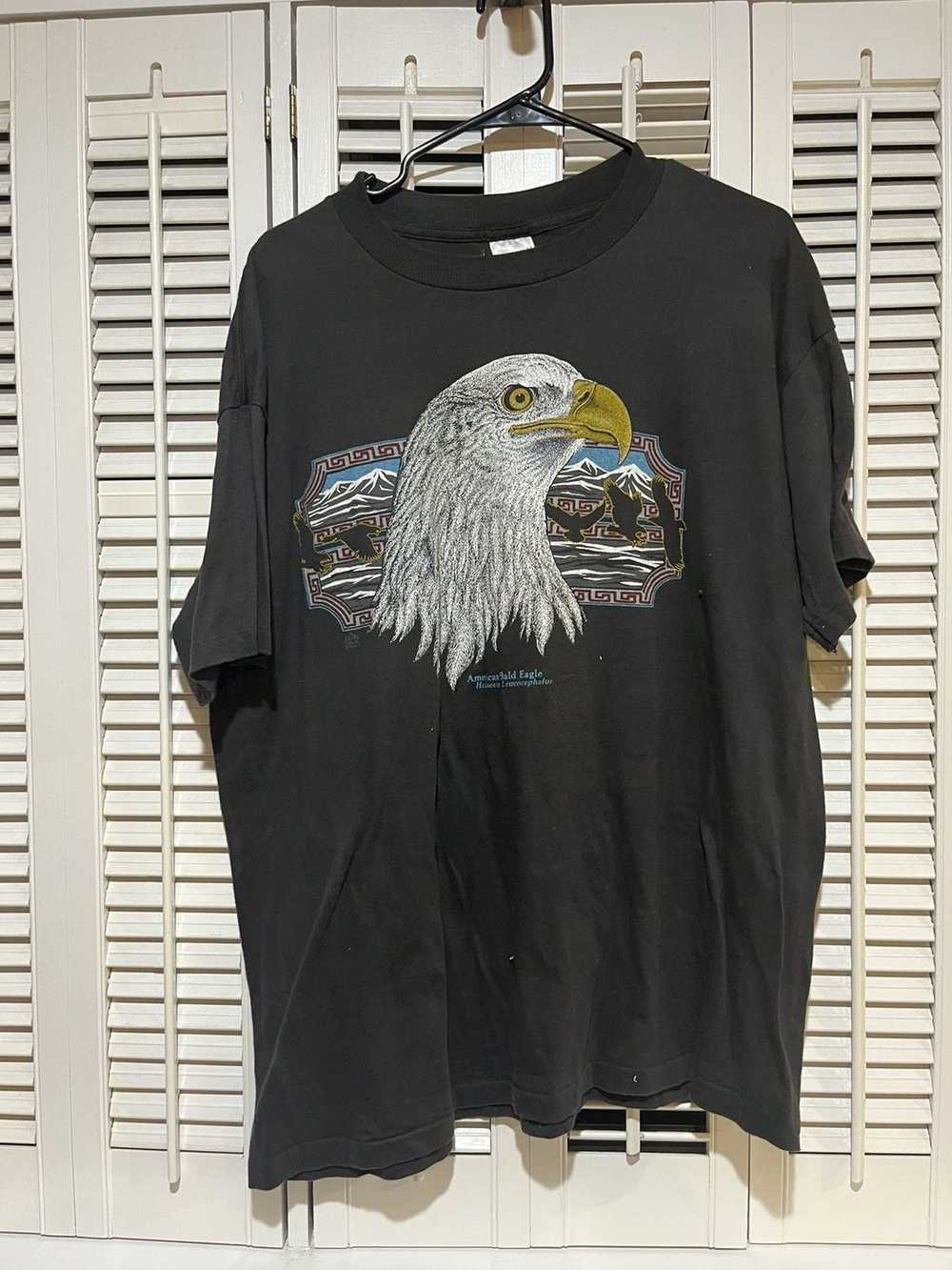 Streetwear × Vintage Vintage Bald Eagle T-Shirt - image 1