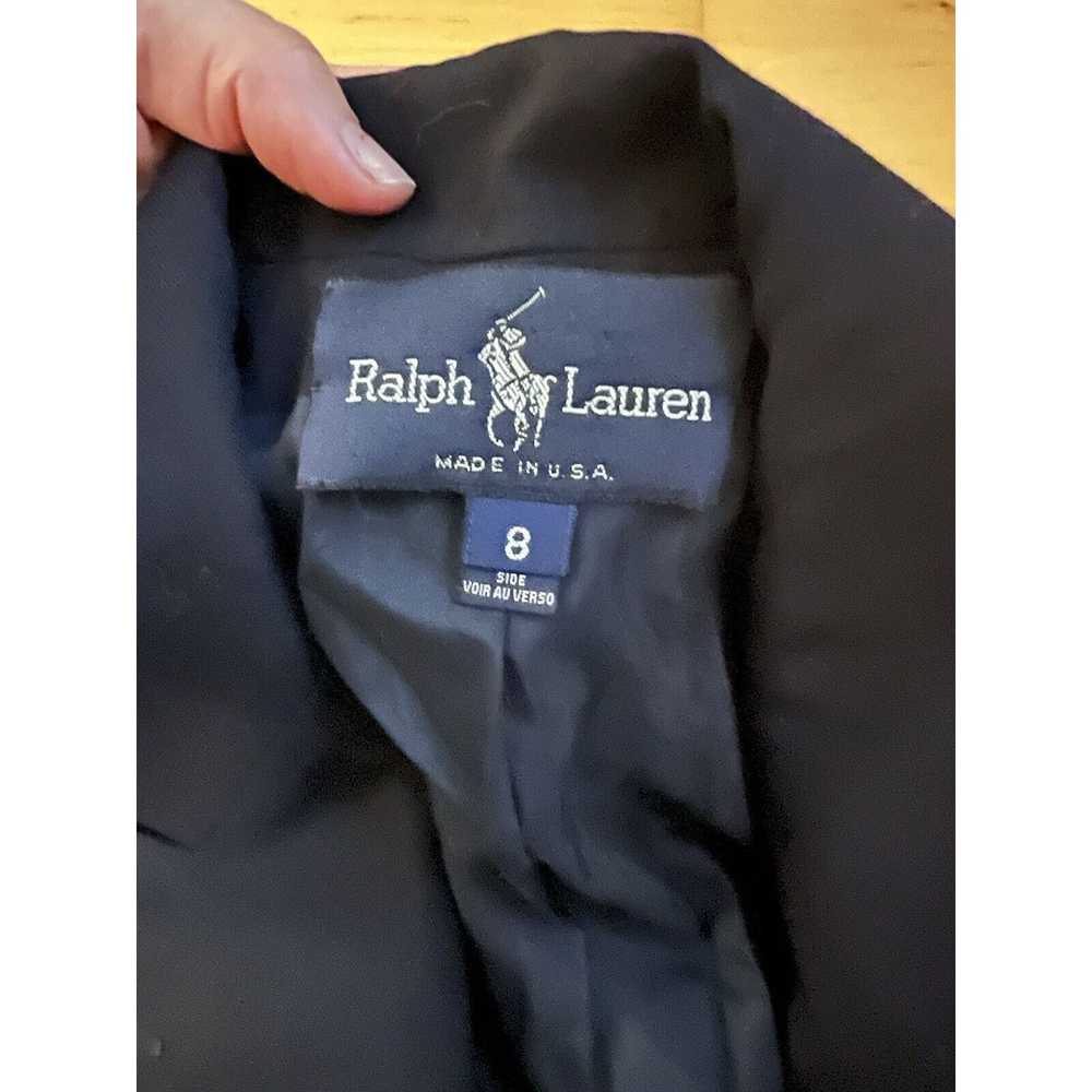 Ralph Lauren VTG Ralph Lauren Black Wool Blazer G… - image 2