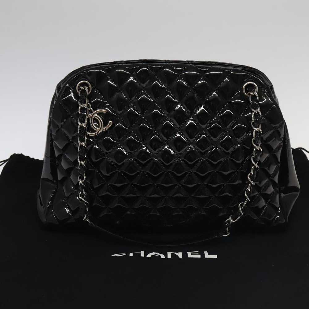 Chanel Mademoiselle Black Leather Shoulder Bag Au… - image 10