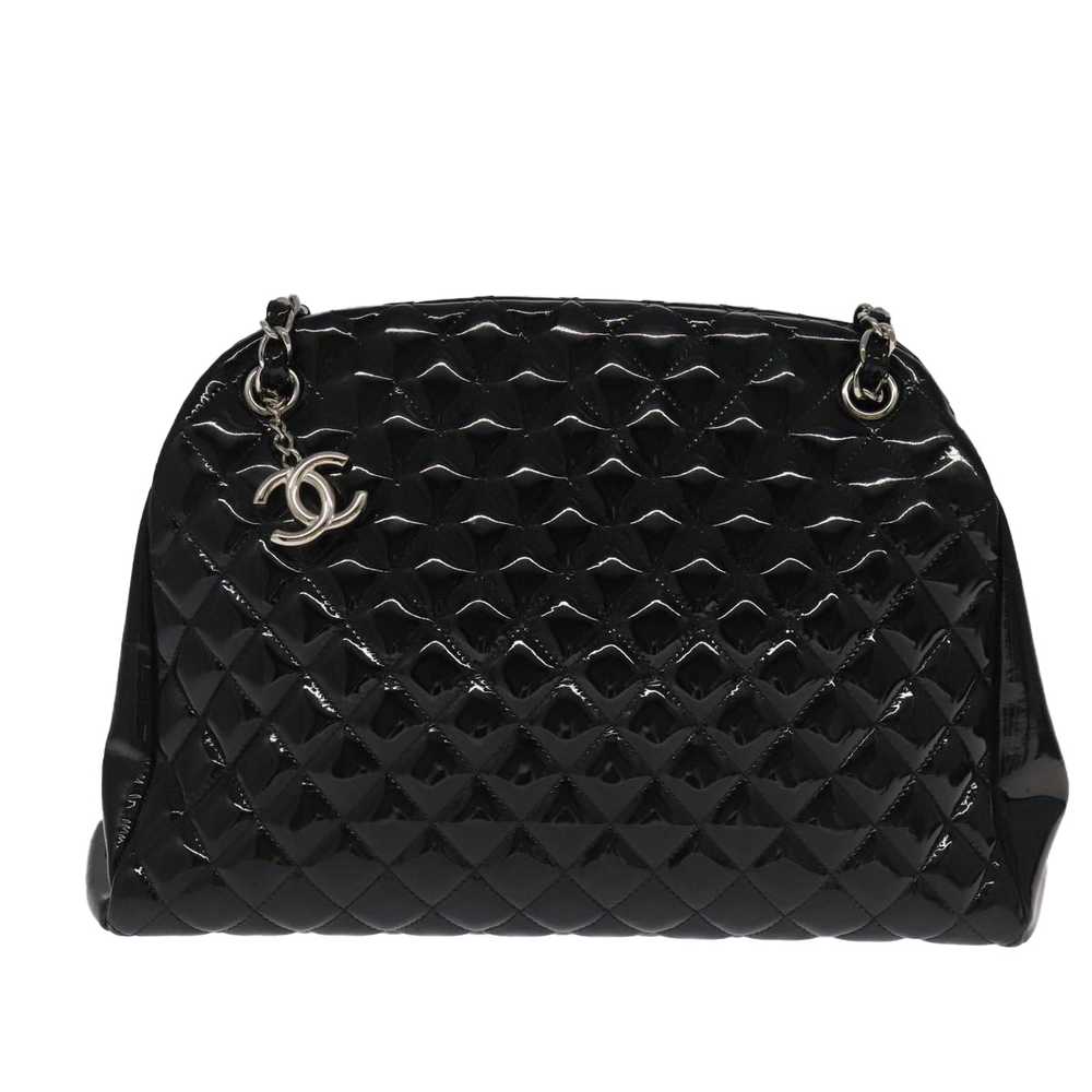 Chanel Mademoiselle Black Leather Shoulder Bag Au… - image 12