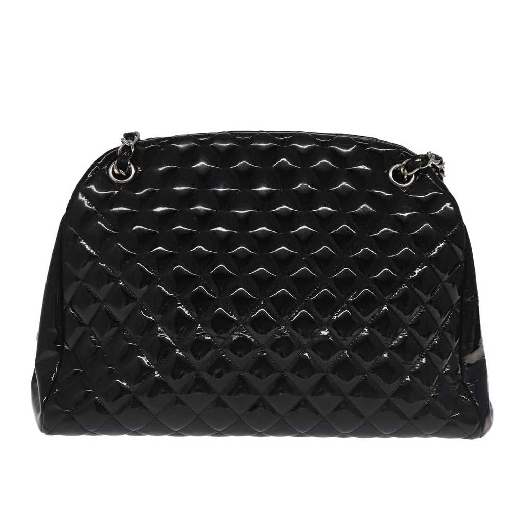 Chanel Mademoiselle Black Leather Shoulder Bag Au… - image 2