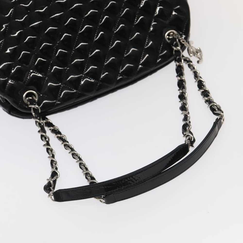 Chanel Mademoiselle Black Leather Shoulder Bag Au… - image 4