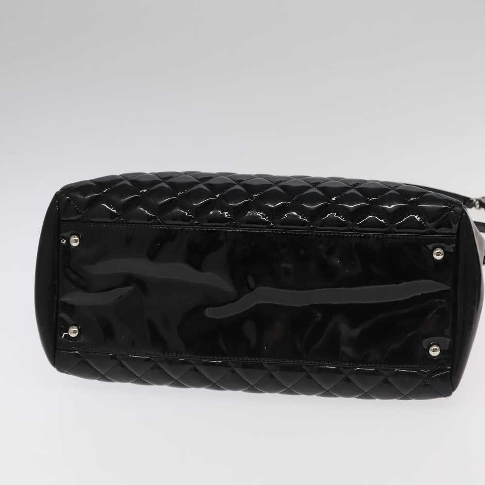 Chanel Mademoiselle Black Leather Shoulder Bag Au… - image 5