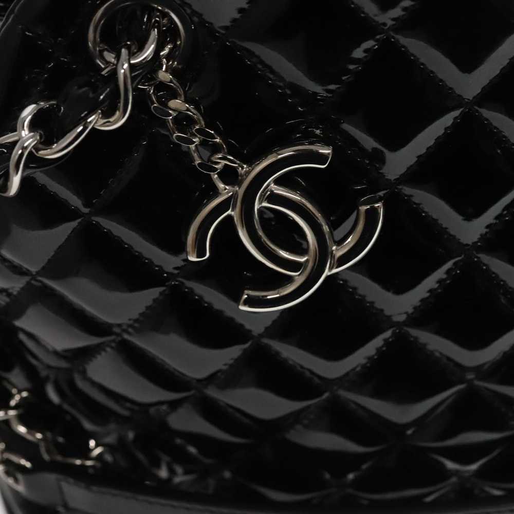 Chanel Mademoiselle Black Leather Shoulder Bag Au… - image 6