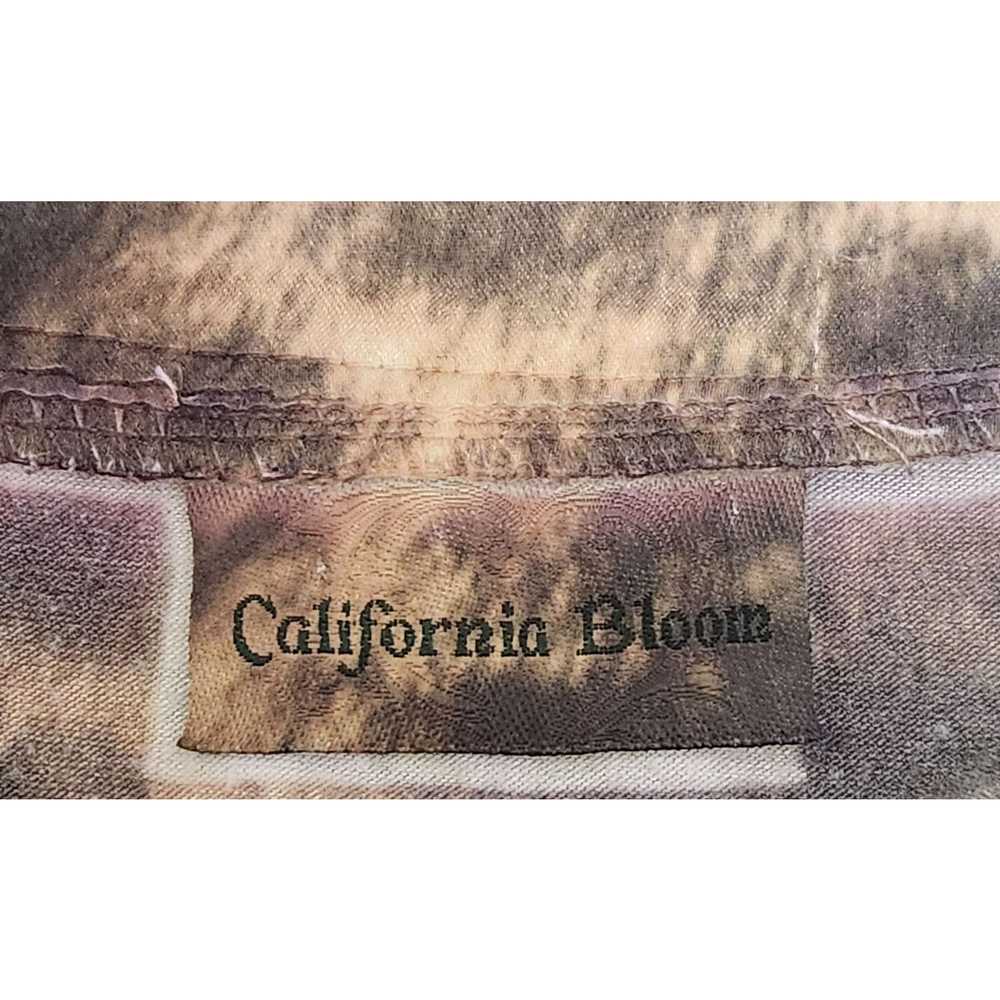 Other California Bloom Burgundy Green Floral Prin… - image 5