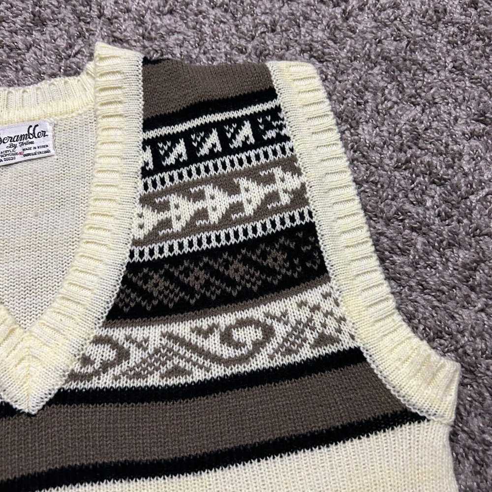 Coloured Cable Knit Sweater × Streetwear × Vintag… - image 5