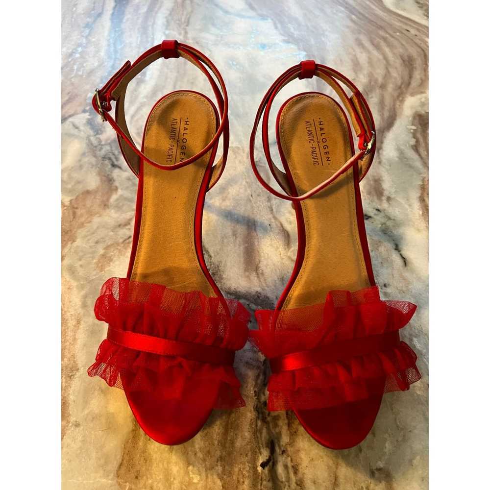 Halogen x Atlantic-Pacific Angelle Ruffle Sandal … - image 3