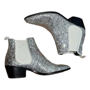 Barneys New York Glitter ankle boots