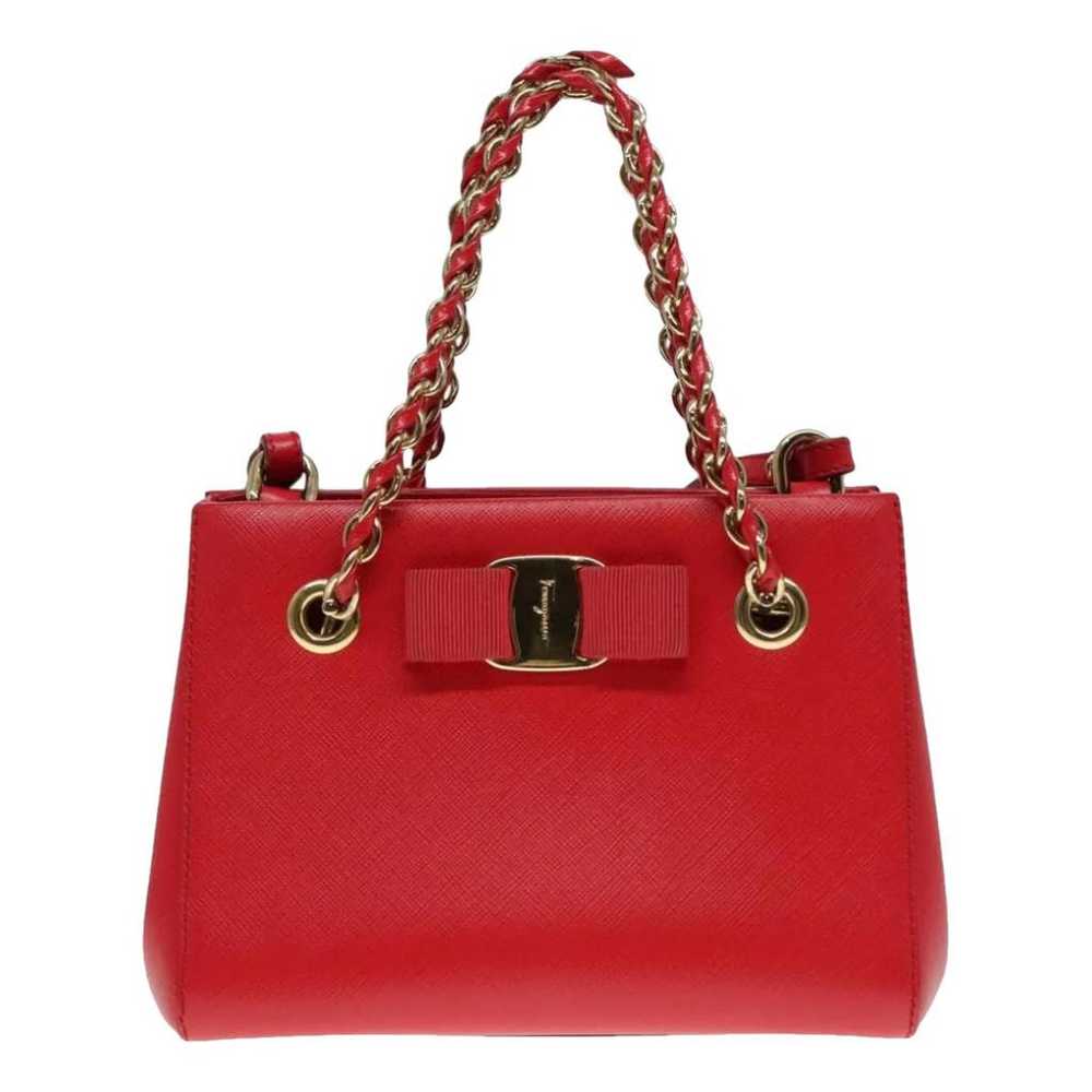 Salvatore Ferragamo Vara leather handbag - image 1