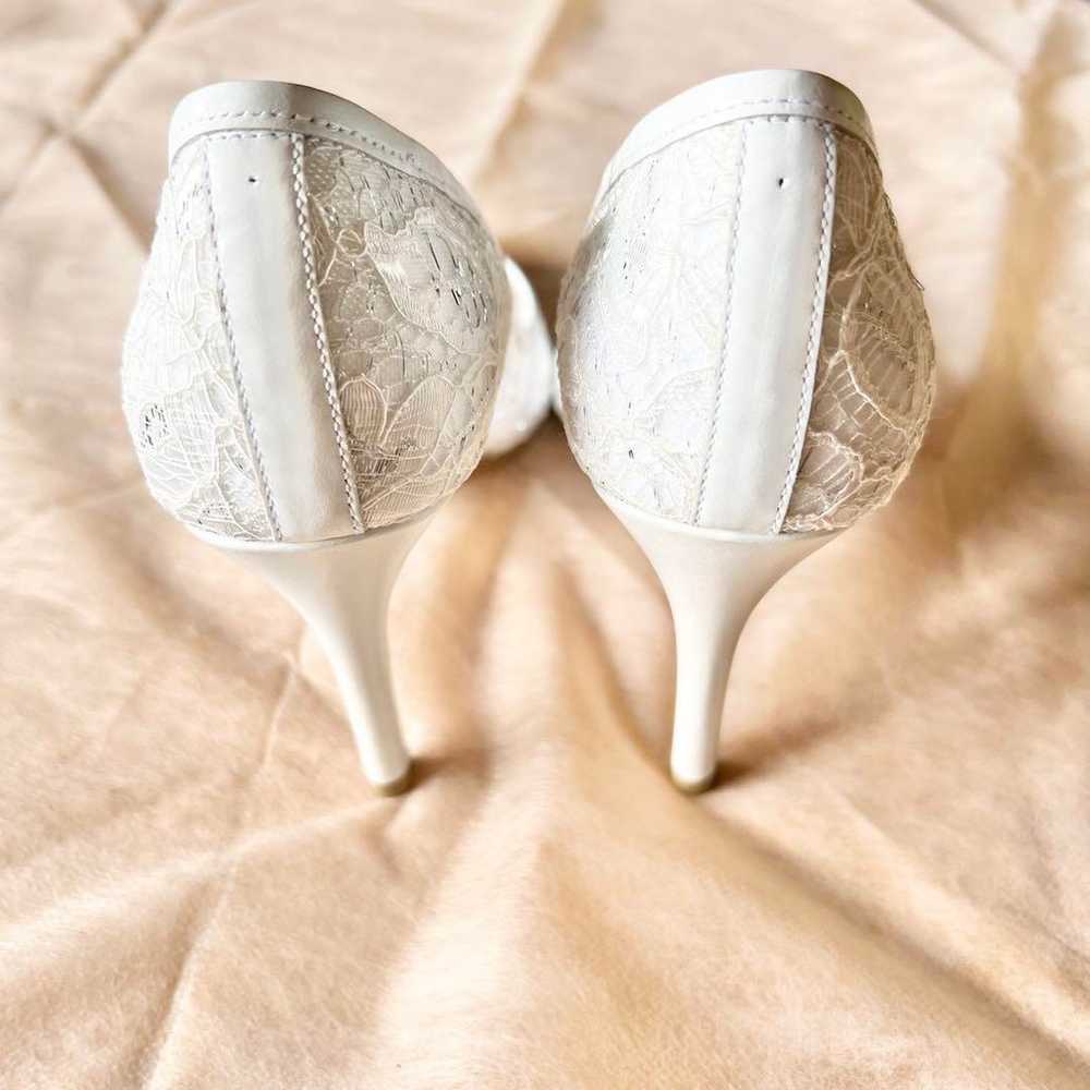 Diana Bridal Shoes White Total Lace Wedding Shoes - image 3