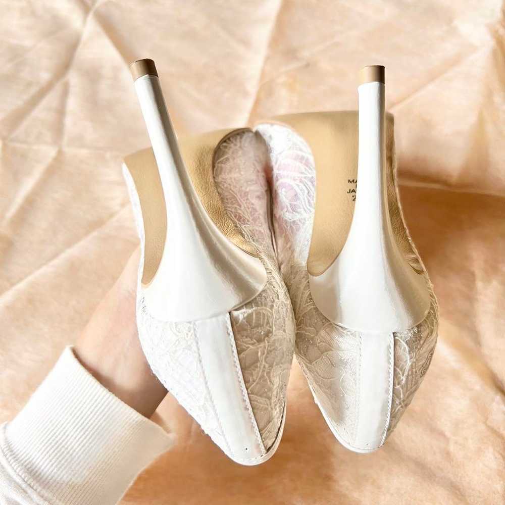 Diana Bridal Shoes White Total Lace Wedding Shoes - image 5