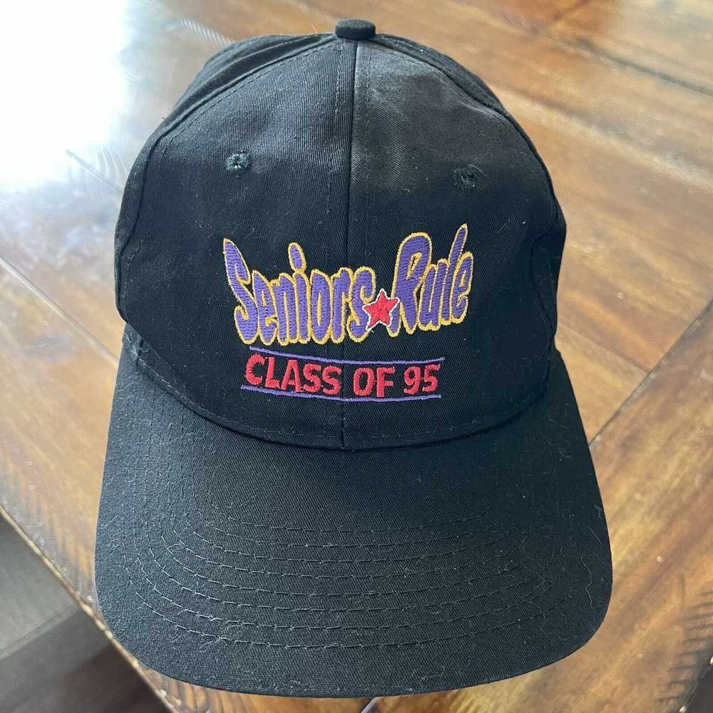 Rare Vtg Seniors Rule Class Of 1995 SnapBack Hat … - image 2