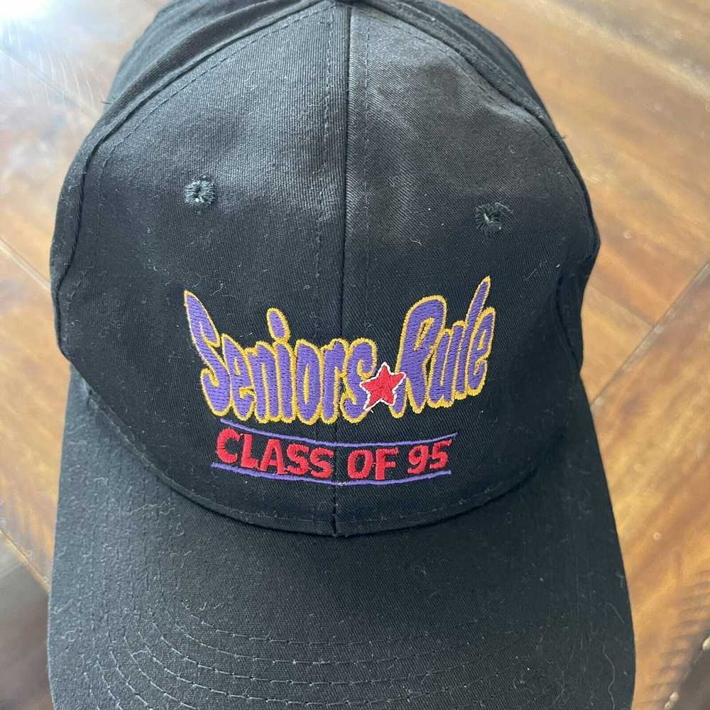 Rare Vtg Seniors Rule Class Of 1995 SnapBack Hat … - image 3