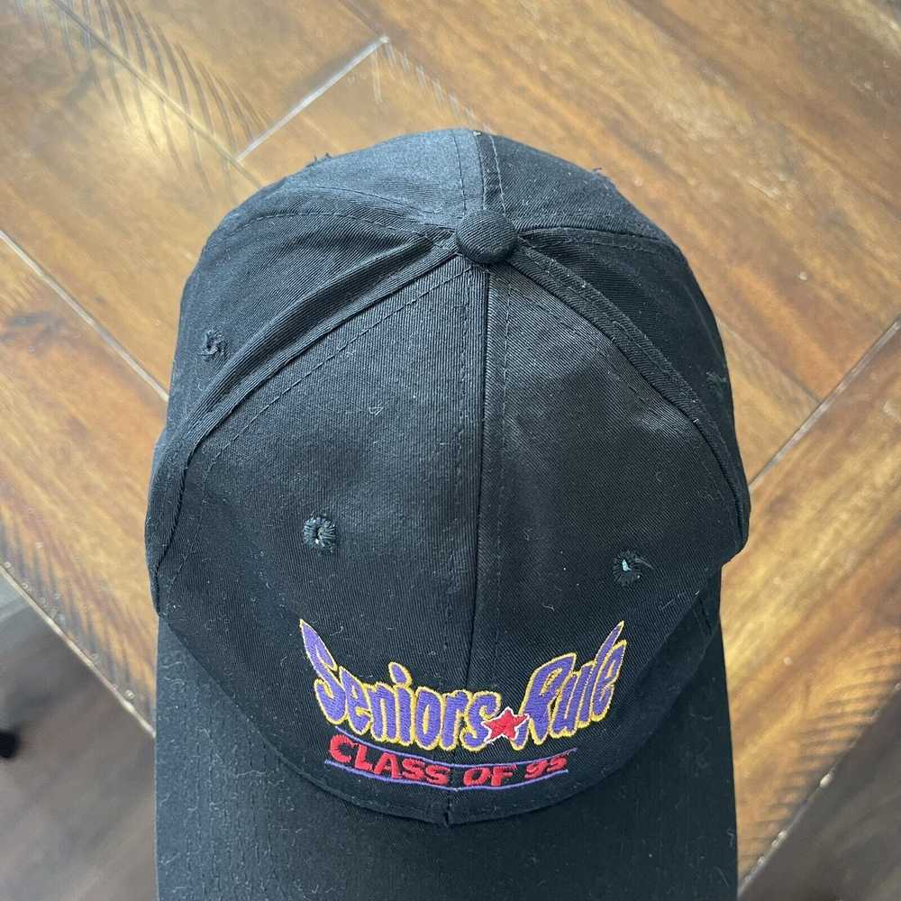 Rare Vtg Seniors Rule Class Of 1995 SnapBack Hat … - image 4