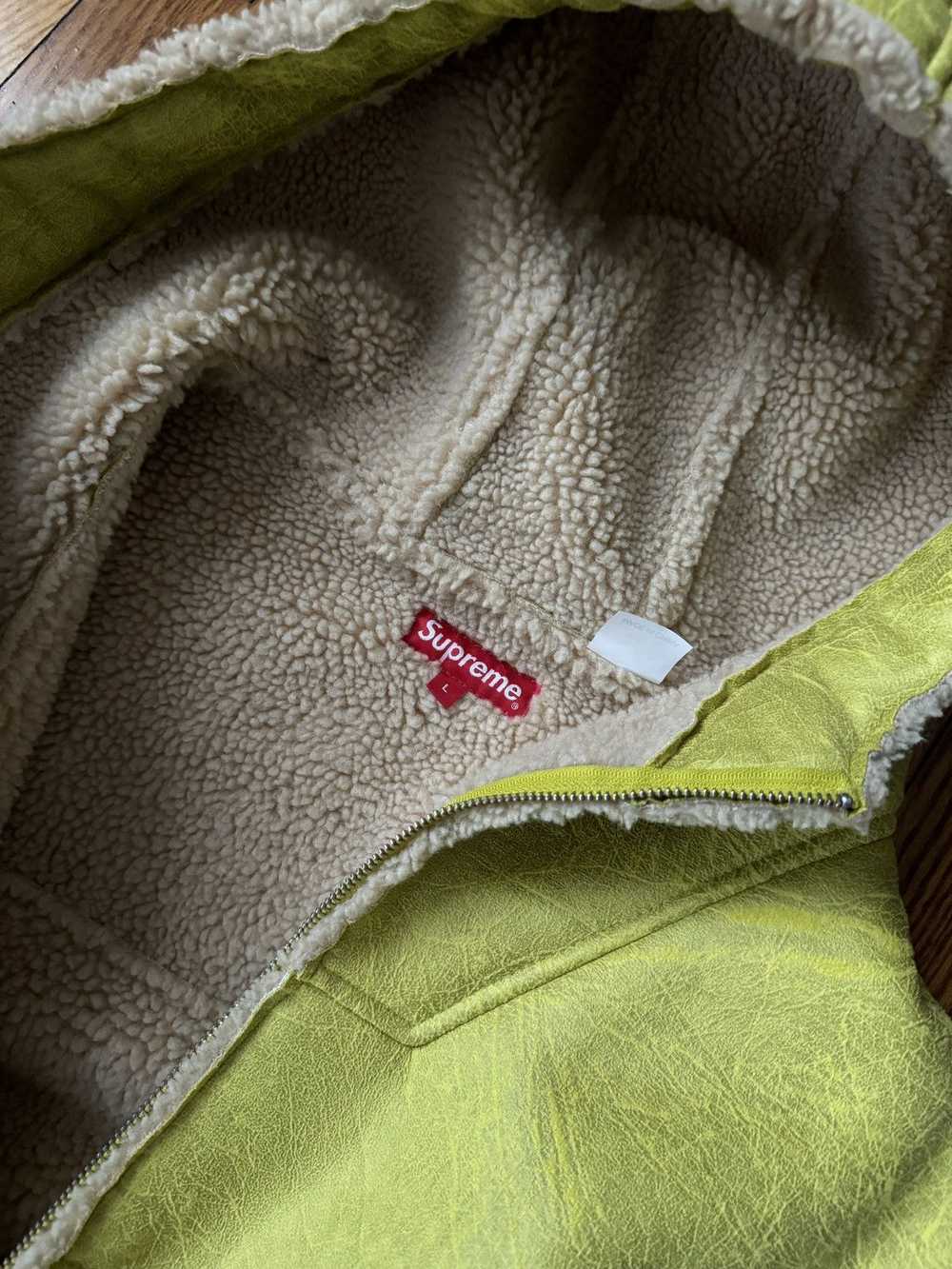 Supreme Supreme faux shearling hooded jacket - image 2