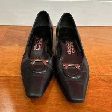 Salvatore Ferragamo Other Gancini Logo Pumps Blac… - image 1