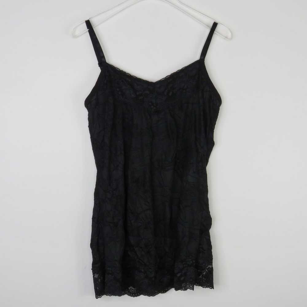 Y2k Vintage Dress Barn Black Lace Sexy Camisole T… - image 4