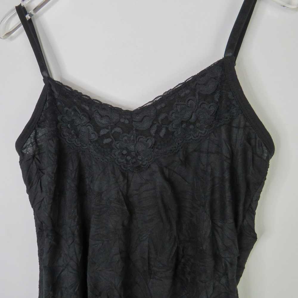 Y2k Vintage Dress Barn Black Lace Sexy Camisole T… - image 5