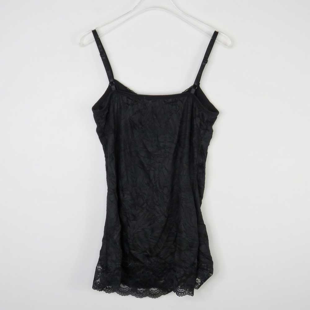 Y2k Vintage Dress Barn Black Lace Sexy Camisole T… - image 6