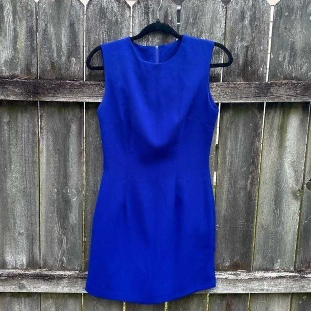 90’s Vintage Rampage Royal Blue Sheath Dress Small - image 1