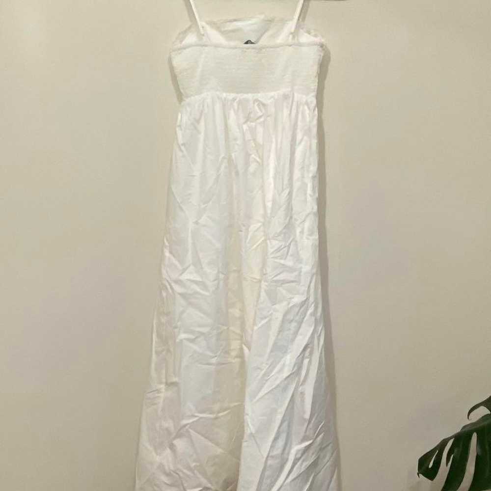 【ZARA】Poplin Dress White - image 4