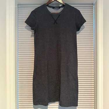 The North Face grey knit dress with pockets