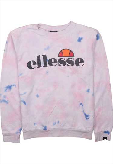 Vintage 90's Ellesse Sweatshirt Spellout Crew Nec… - image 1