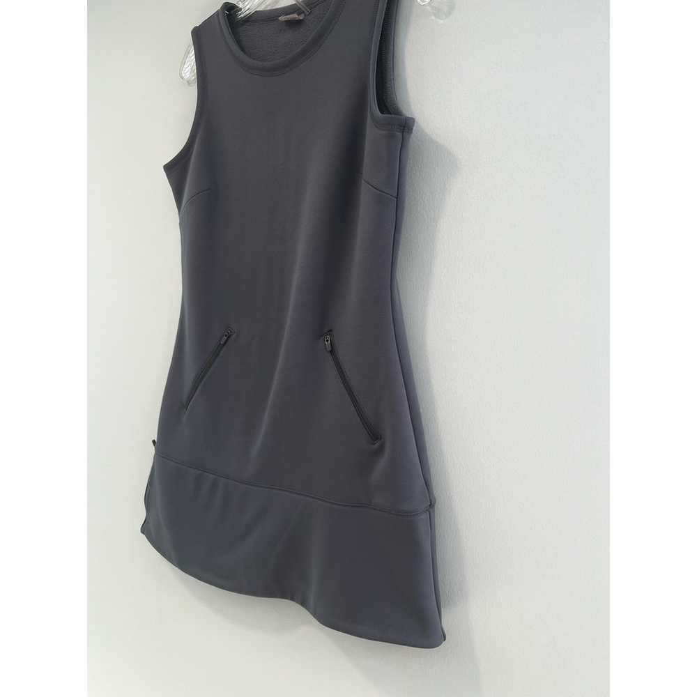 Athleta Sleeveless Scuba Dress Fleece Lined Charc… - image 2