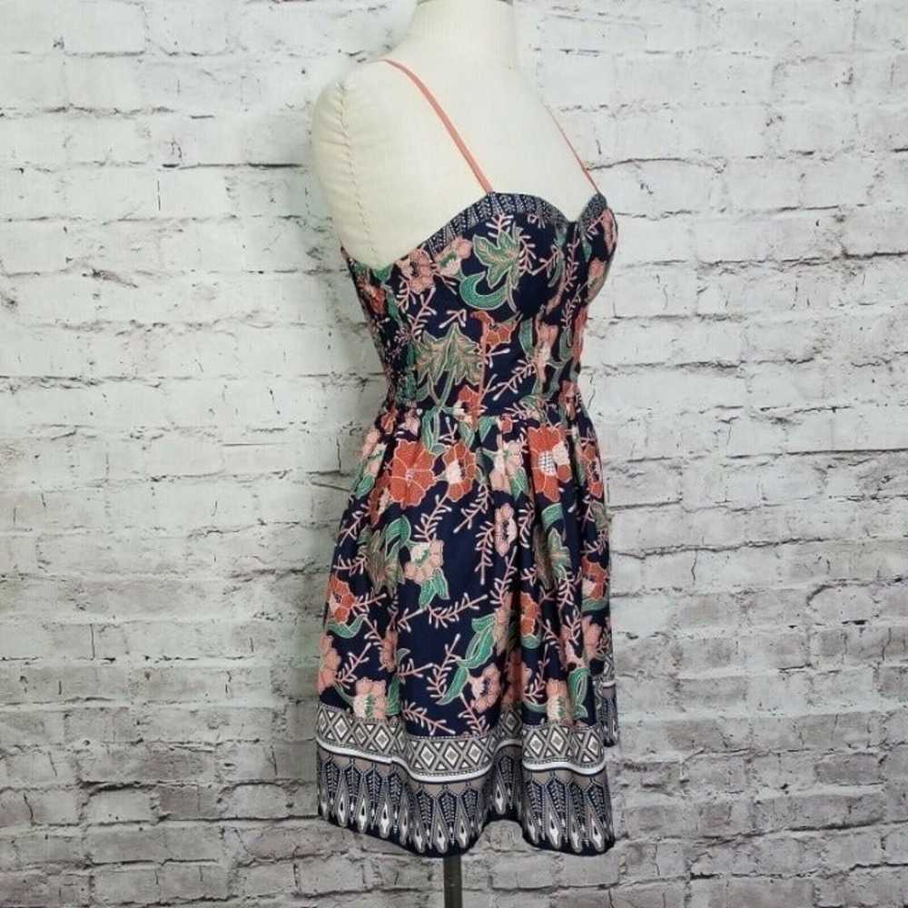 Band of Gypsies S Boho Floral Bustier - image 4