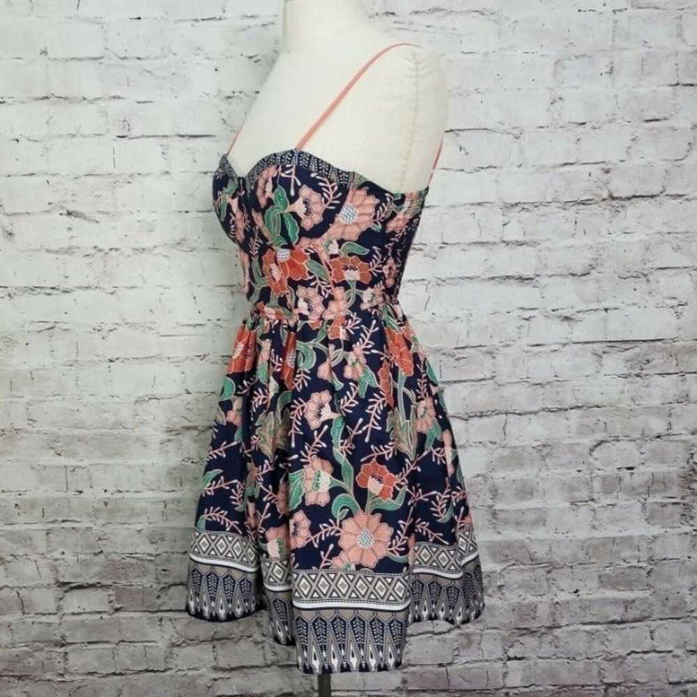 Band of Gypsies S Boho Floral Bustier - image 5