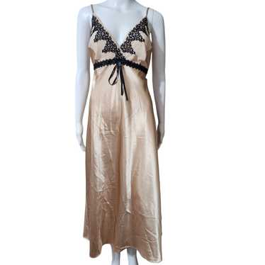 Delicates Large Nightgown Champagne Slip Dress Nig