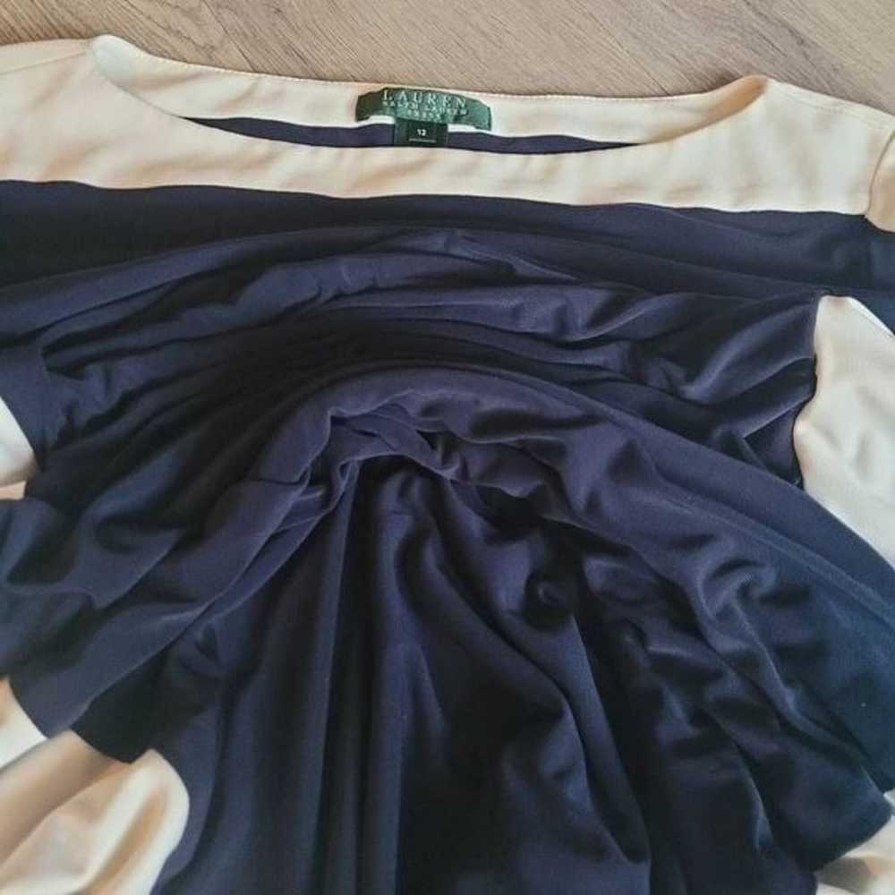 Lauren ralph lauren size 12 bodycon dress color b… - image 4