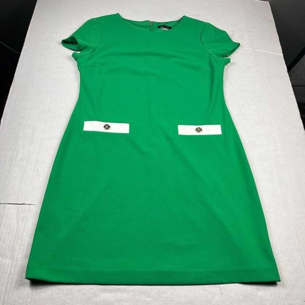 Tommy Hilfiger Womens Classic Shift Dress Green S… - image 1