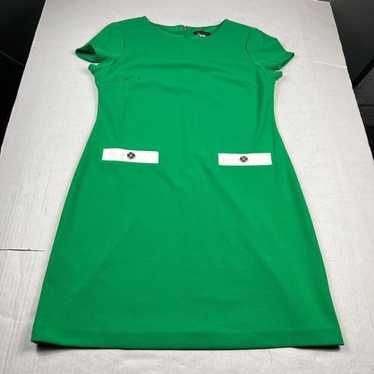 Tommy Hilfiger Womens Classic Shift Dress Green S… - image 1