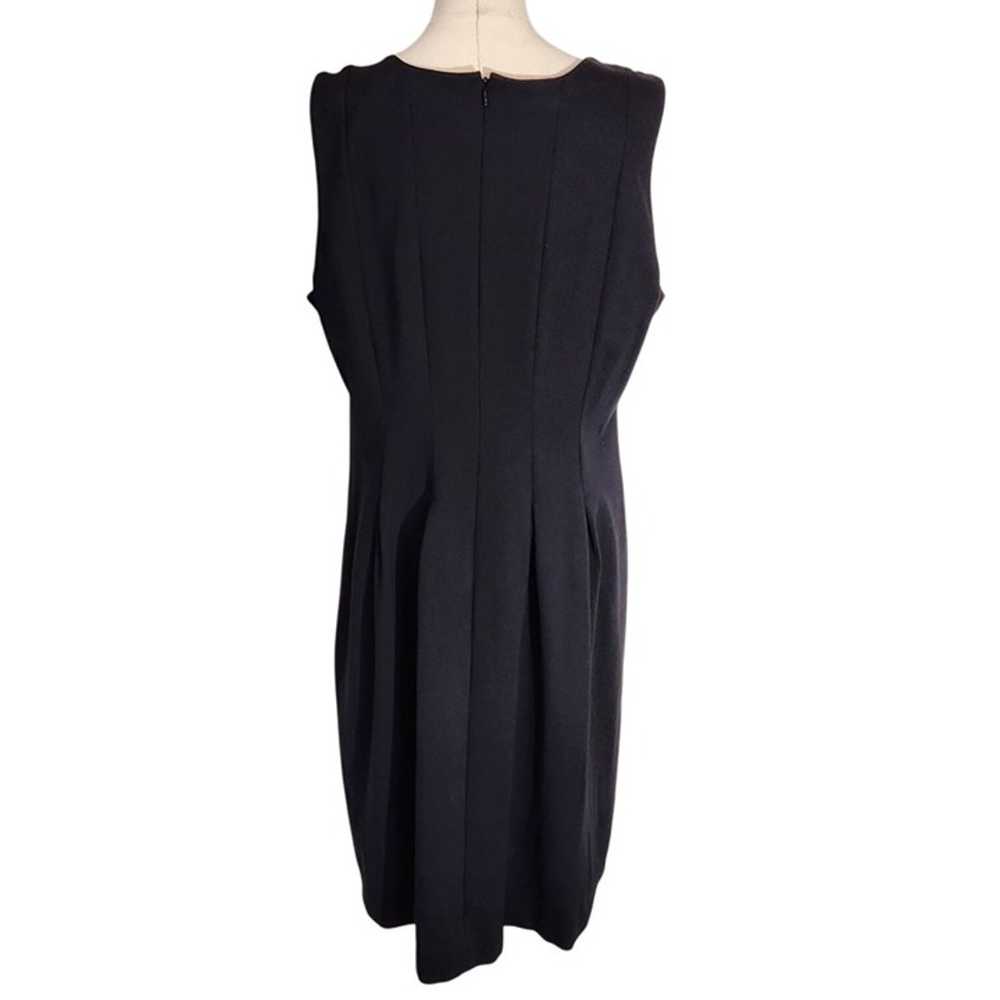 Lands End Womens Black Sleeveless Dress Size 18 R… - image 3