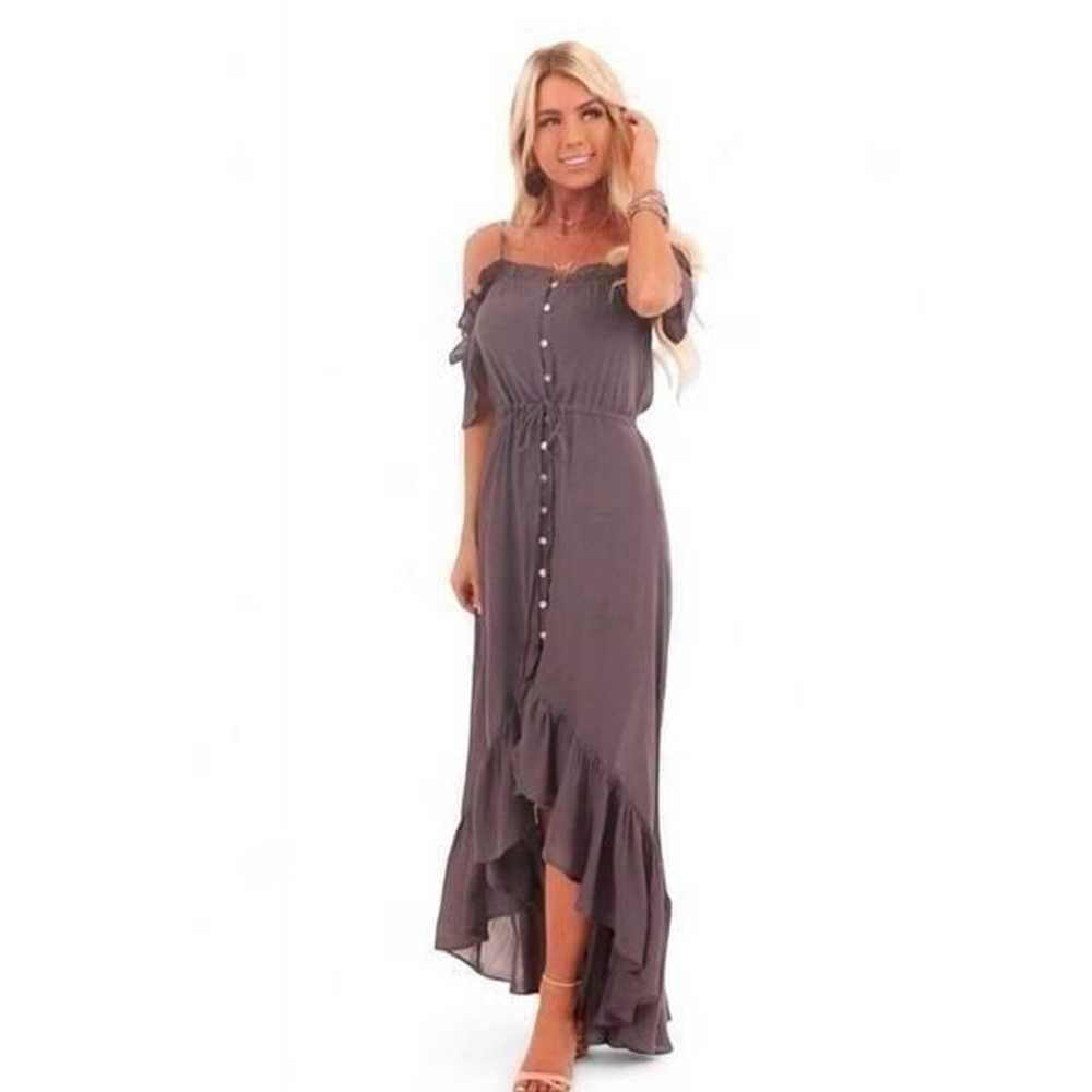 Wishlist Apparel Women’s Maxi Dress Off Shoulder … - image 2