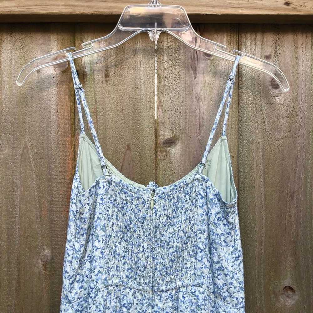 Abercrombie & Fitch Floral Midi Dress Size S Blue… - image 11